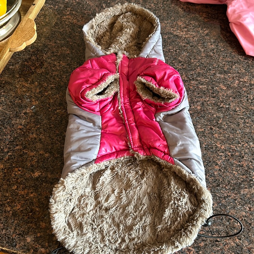 Cute dog winter jacket